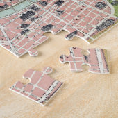 Lyon Monumental Map Garnier Freres Paris 1894 Legpuzzel (Zijkant)