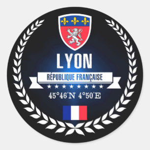 Lyon Ronde Sticker