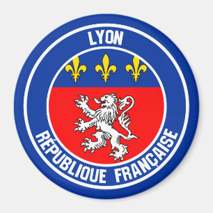 Lyon Round Emblem Magneet