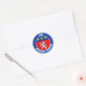 Lyon Round Emblem Ronde Sticker (Envelop)