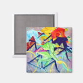 Lyonel Feininger Bicycle Race Magneet (Voorkant / Achterkant)