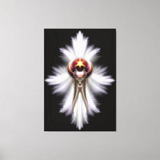 Lypidian II Fractal Art Wrapped Canvas Print (Voorkant)