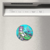 Lyra Tropical Rainbow Mermaid Magnet (In Situ (Lave-vaisselle))