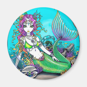 Lyra Tropical Rainbow Mermaid Magnet Magneet