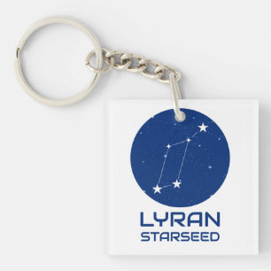 Lyran Starseed Sleutelhanger – Lyra Constellation