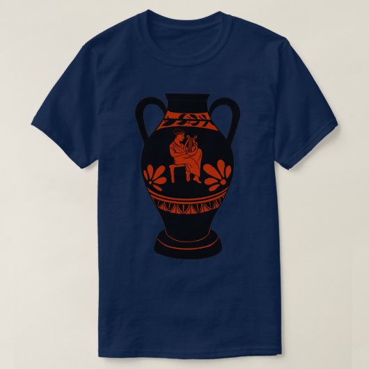 Lyre player amphora t-shirt (Design voorkant)