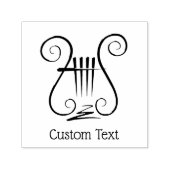 Lyre Zelfinktende Stempel (Design)