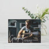 Lyric Graduate Photo Faire-part (Debout devant)