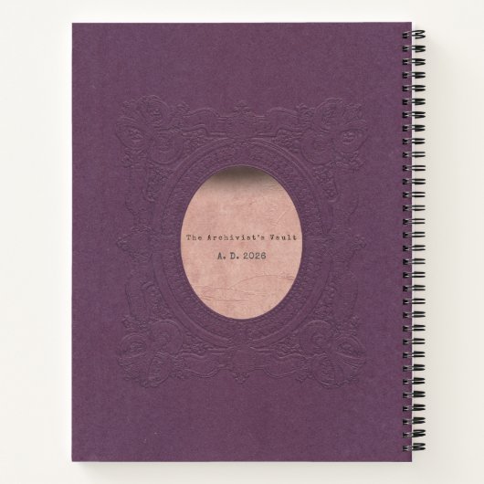 Lyric & Lore Embossed Purple Archive Journal (Dos)