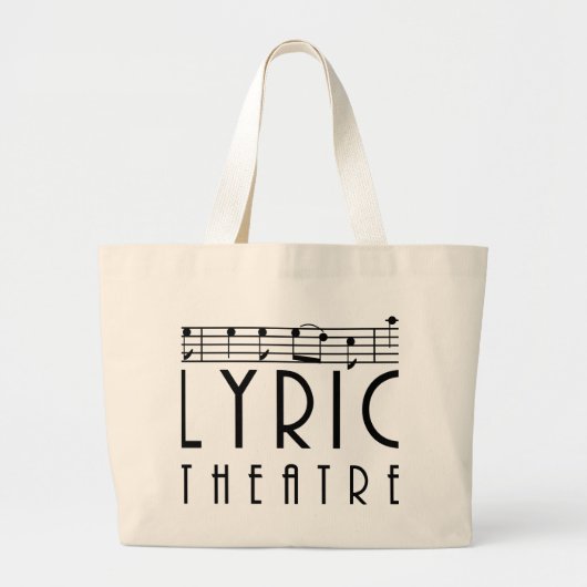 Lyric Theater canvas tas (Voorkant)
