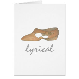Lyrical Tan Modern Dance Teacher Shoe Overweging G