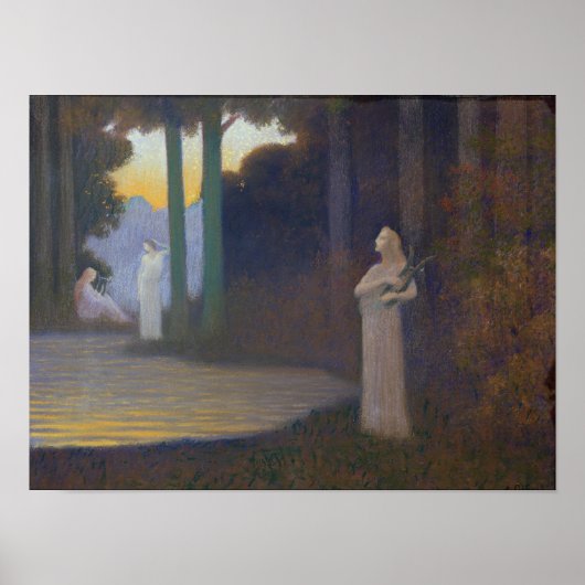 Lyricisme in het bos, 1910 poster (Voorkant)