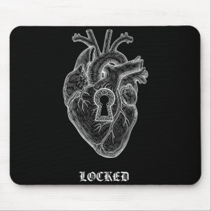 Lyriclyfe-langermige shirt-achy Breaky Heart-vergr Muismat