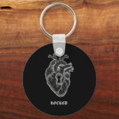 Lyriclyfe-long Sleeve Shirt-achy Breaky Heart-lock Sleutelhanger (Voorkant)