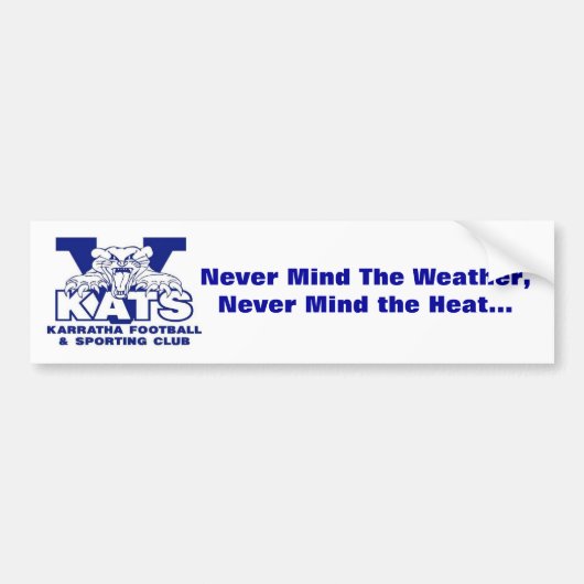 Lyrics Bumpersticker (Voorkant)