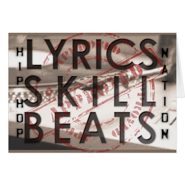 LYRICS COMPÉTENCE BATTRE hip hop (Devant horizontal)