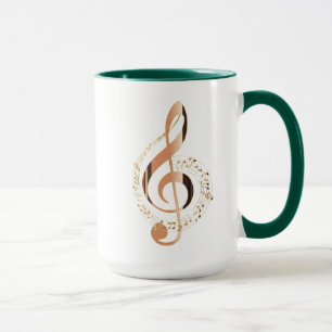 Lyrics in Motion – gestileerde muziek Quote Design Mok