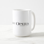 Lyrische opera van de Mok van Kansas City Coffee (Voorkant rechts)