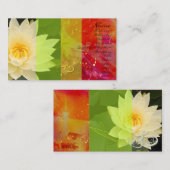 Lys à eau, om Carte de visite, urbanisé (Devant / Derrière)