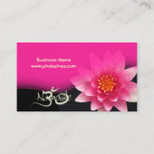 Lys à eau Rose, om Carte de visite (Dos)