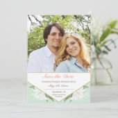 Lys blancs et menthe légère Enregistrer la carte d (Debout devant)