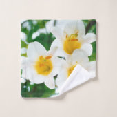 Lys blancs - Lilium Flower candidum (Gant de toilette)