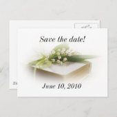 Lys de la vallée avec carte postale (Devant / Derrière)