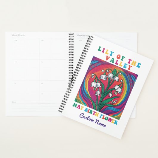 Lys de la vallée Élégante mai Mois de naissance Fl (Devant avec enveloppe)