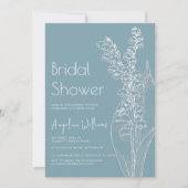Lys de la vallée Invitation douche nuptiale (Devant)