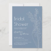 Lys de la vallée Invitation douche nuptiale (Devant)