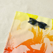 Lys de tigre. Serviettes de plage (En situation)