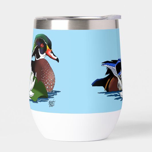 Lys d'eau de canard de bois (Gauche)