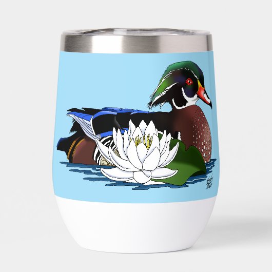 Lys d'eau de canard de bois (Arrière)