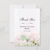 Lys d'eau douce et Merci d'aquarelle Loti (Devant)