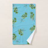 Lys d'eau et libellules Ensemble de serviettes (Serviette à main)