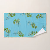 Lys d'eau et libellules Ensemble de serviettes (Serviette à main)