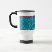 Lys d'eau et libellules, Mug de voyage personnalis (Gauche)
