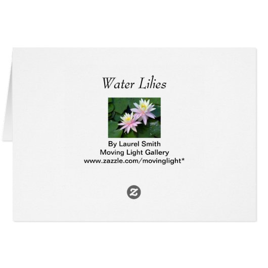 Lys D'Eau Rose (Dos Horizontal)