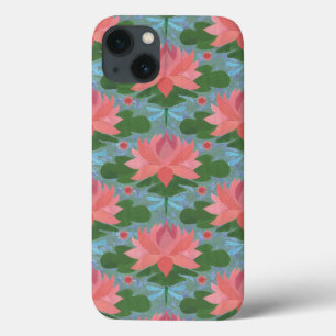 Lys d'eau rose, Dragonflies coque ipad-Mate Coque