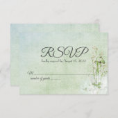 Lys du bouquet de vallée et papillon RSVP (Devant / Derrière)