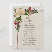 Lys faire-part de mariage et Calla (Devant)