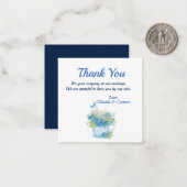 Lys Fleur De La Vallée Carte de remerciements (Devant/Arrière en situation)