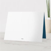 Lys fleur sauvage de la vallée Carte de remercieme (Dos)