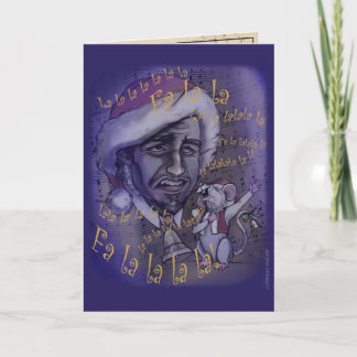 Lysander en Renfield Caroling Feestdagen Kaart