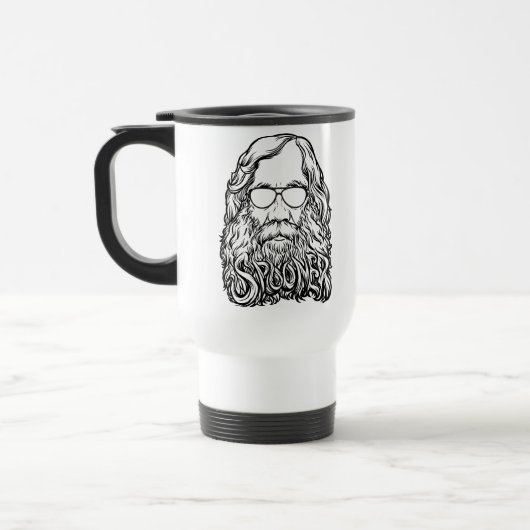 Lysander Spooner Beard en Shades Mok (Links)