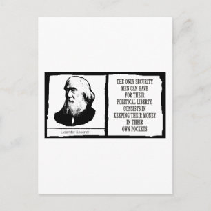 Lysander Spooner Briefkaart