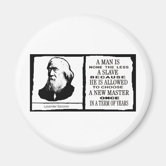 Lysander Spooner Magneet (Voorkant)