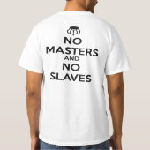LYSANDER SPOONER NO MASTERS T-SHIRT (Achterkant)