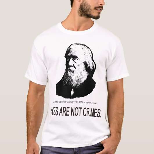 Lysander Spooner T-shirt (Voorkant)