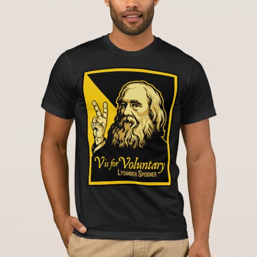 Lysander Spooner T-Shirt (Voorkant)